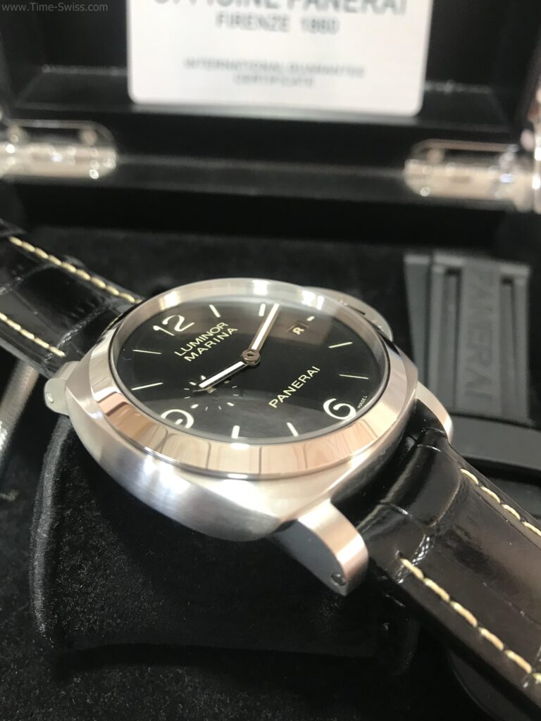 Panerai PAM312 1950 Black Dial 44mm Swiss หน้าดำ2ชั้น สายหนัง 03