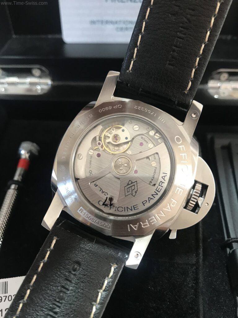 Panerai PAM312 1950 Black Dial 44mm Swiss หน้าดำ2ชั้น สายหนัง 05