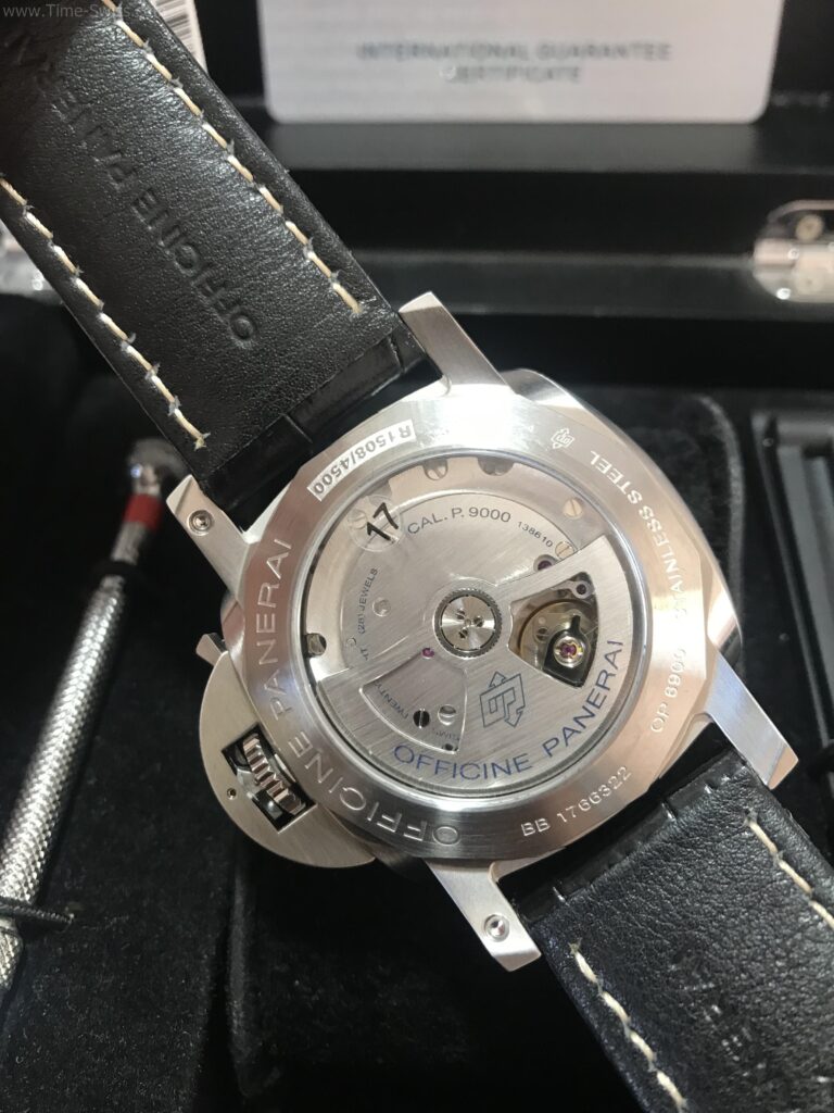 Panerai PAM312 1950 Black Dial 44mm Swiss หน้าดำ2ชั้น สายหนัง 06