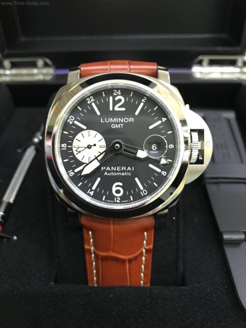 Panerai Luminor PAM88 GMT Black Dial 44mm Swiss