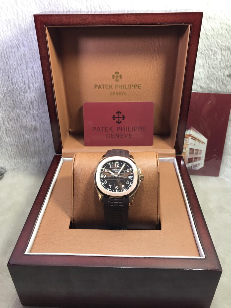 Patek Aquanaut 5167R Rose Gold Rubble 40mm ZF Swiss เรือนทอง หน้าน้ำตาล สายยางน้ำตาล 07