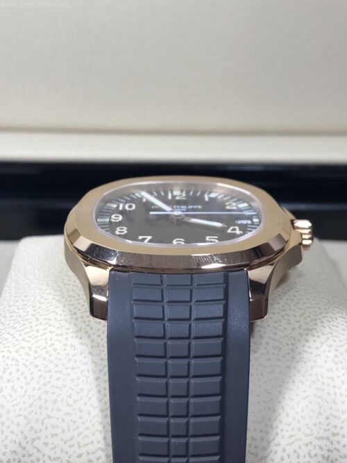 Patek Aquanaut 5167R Rose Gold Brown Dial Rubble 40mm 3K Swiss