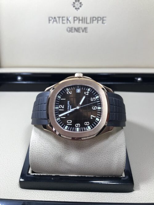 Patek Aquanaut 5167R Rose Gold Brown Dial Rubble 40mm 3K Swiss