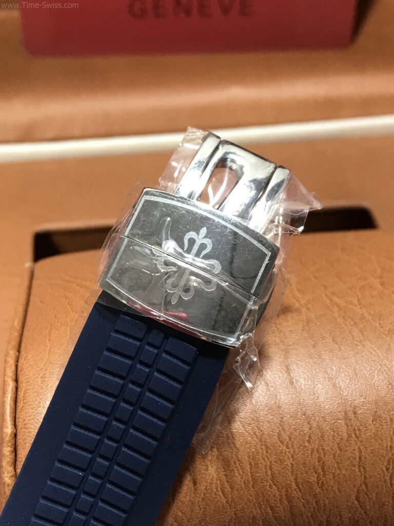 Patek Aquanaut 5168G Blue Dial Rubble 42mm CC เรือนเงิน หน้าน้ำเงิน สายยางน้ำเงิน 04