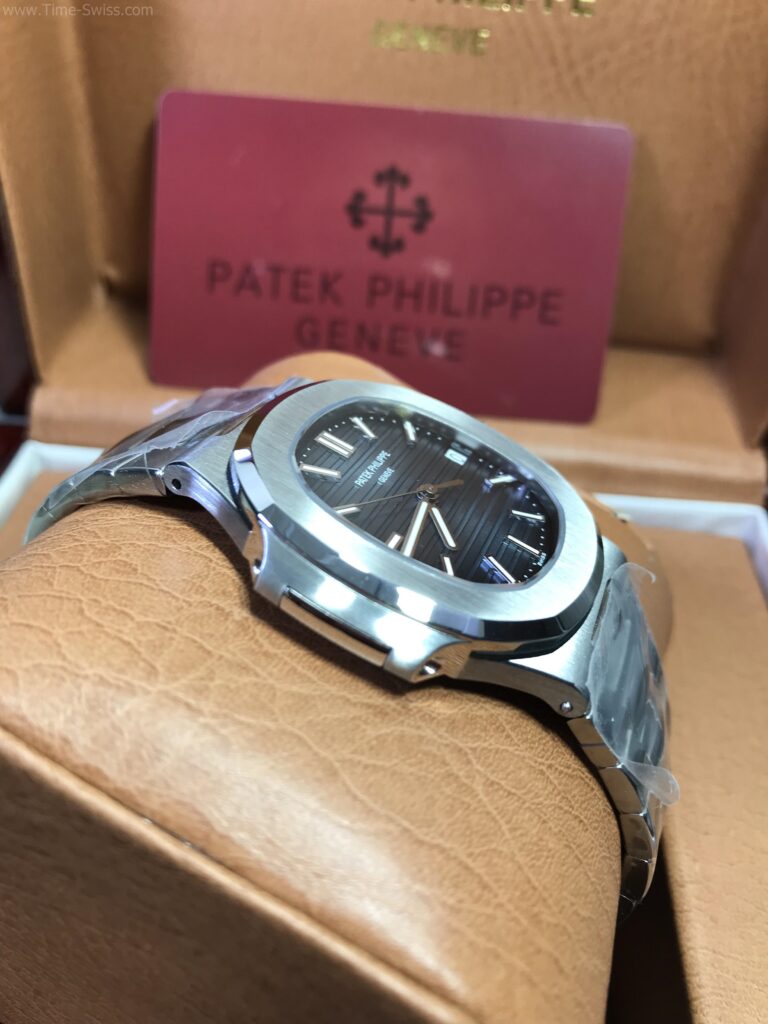 Patek Nautilus 5711 Blue Dial 40mm 3K Swiss เรือนเงิน หน้าน้ำเงิน สายเหล็ก 03