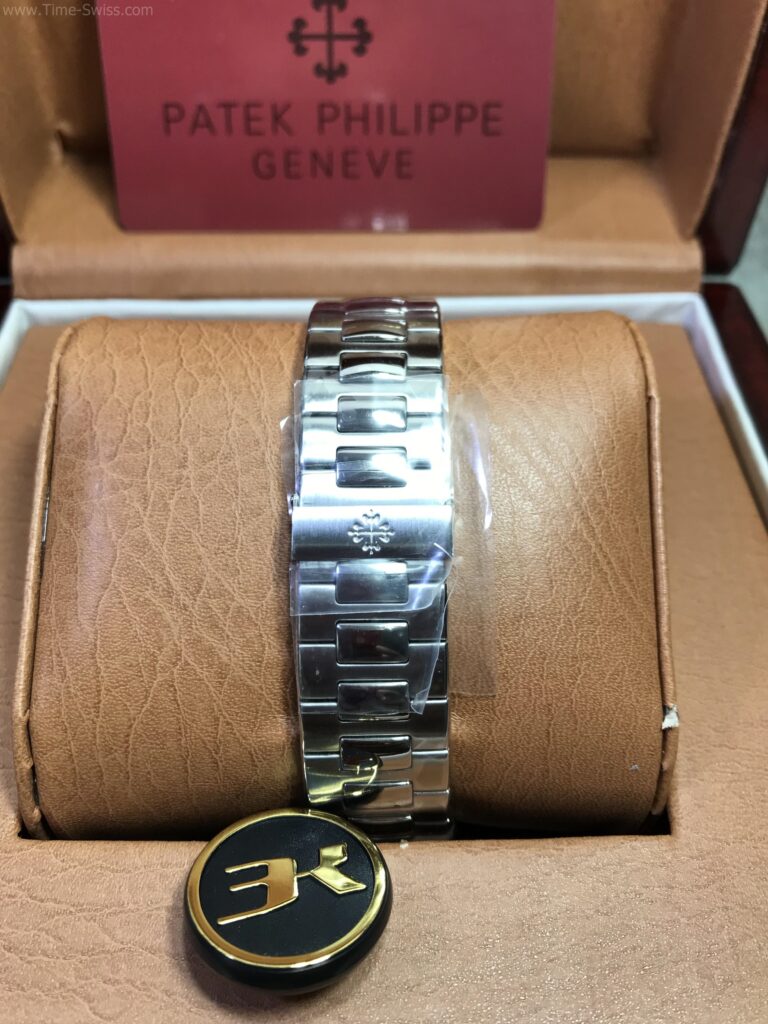 Patek Nautilus 5711 Blue Dial 40mm 3K Swiss เรือนเงิน หน้าน้ำเงิน สายเหล็ก 04