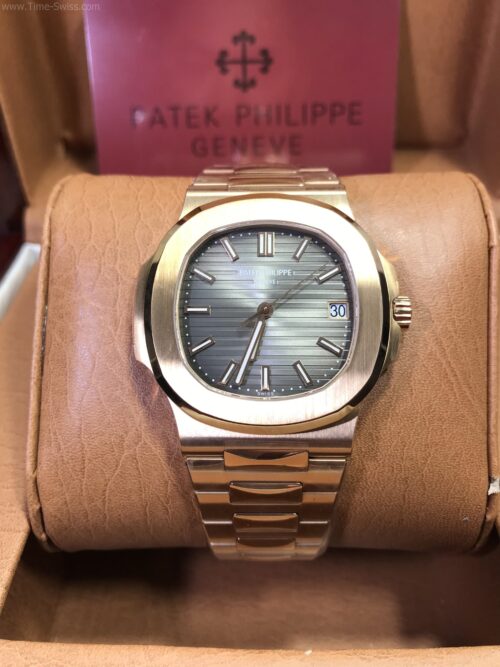 Patek Nautilus 5711-1R Rose Gold Grey Dial 40mm PPF Swiss