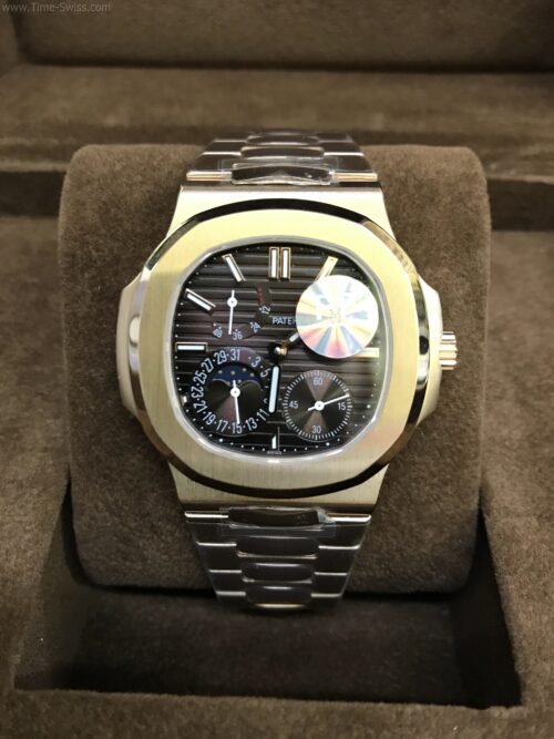 Patek Nautilus 5712R Power Rose Gold Brown Dial 40mm Swiss