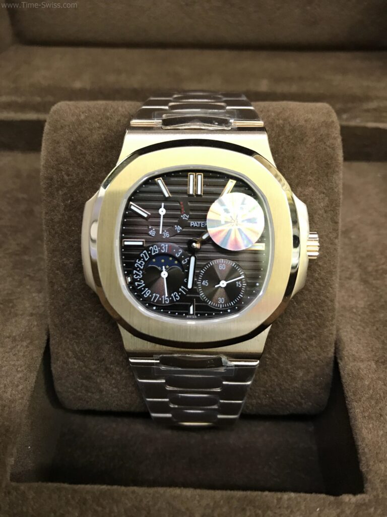 Patek Nautilus 5712R Power Rose Gold Brown Dial 40mm Swiss เรือนทอง หน้าน้ำตาล สายทอง 01