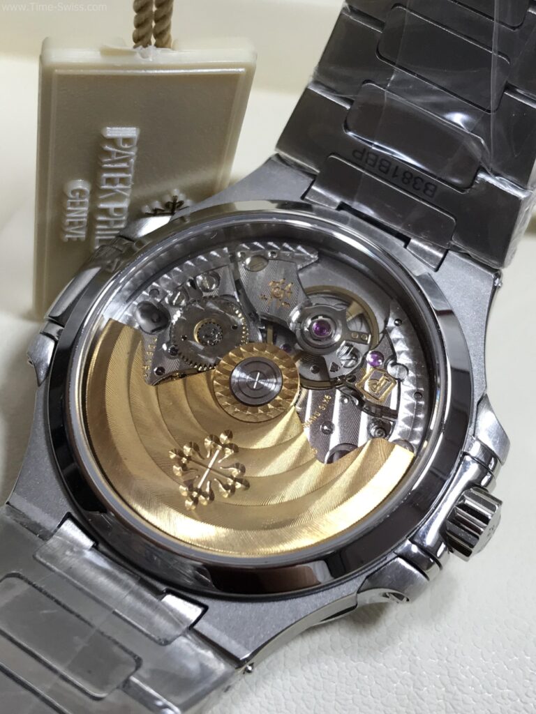 Patek Nautilus 7118-1A Black Dial 33mm PPF Ladies Swiss เรือนเงิน หน้าดำ สายเหล็ก ผู้หญิง 05