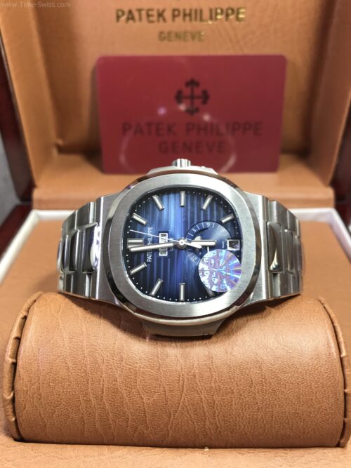 Patek Nautilus Moon 5726-1A Blue Dial 40mm GR Swiss