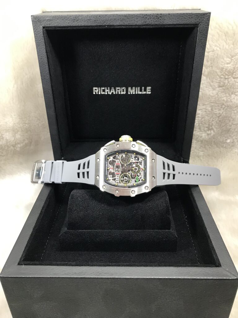 Richard Mille RM011-03RG003 Grey Rubber 42mm KV Swiss เรือนเงิน สายยางเทา 07