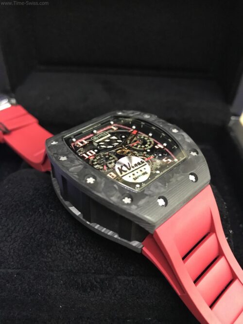 Richard Mille RM011 Lotus F1 Team Carbon Red Rubber 42mm KV Swiss