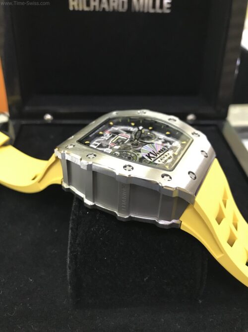 Richard Mille RM011-03 Black Dial 42mm Yellow Rubber KV Swiss