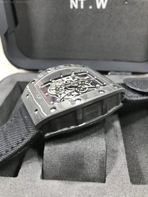 Richard Mille RM035 Rafael Nadal Carbon Black Cloth 42mm KV Swiss