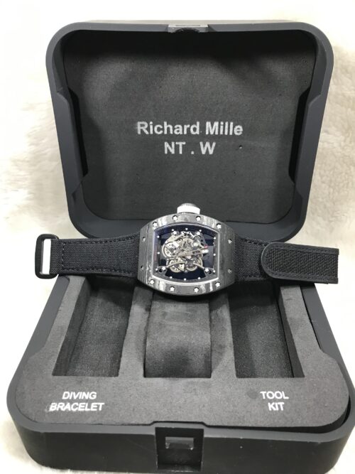 Richard Mille RM035 Rafael Nadal Carbon Black Cloth 42mm KV Swiss