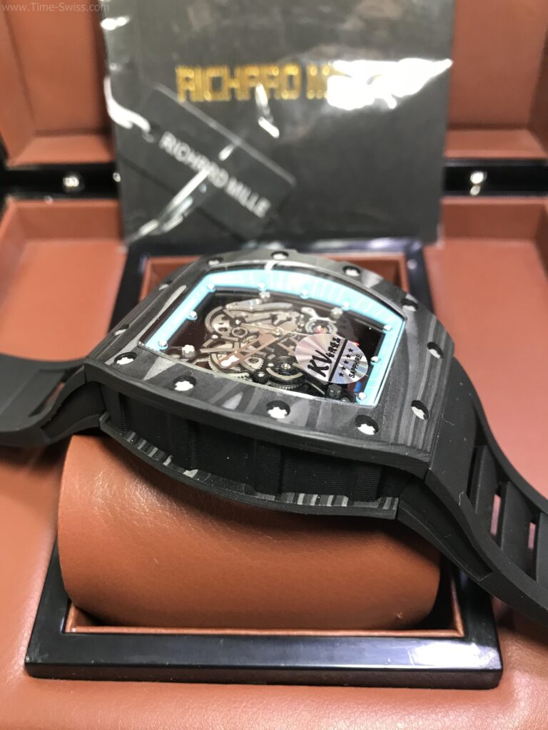 Richard Mille RM055 Marina Circuit Carbon Rubber 42mm KV Swiss ขอบในฟ้า เรือนรมดำลาย 03