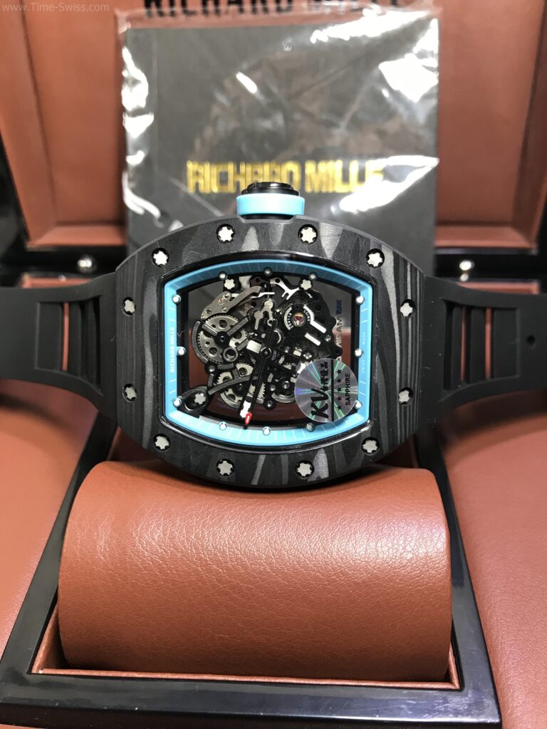 Richard Mille RM055 Marina Circuit Carbon Rubber 42mm KV Swiss ขอบในฟ้า เรือนรมดำลาย 06