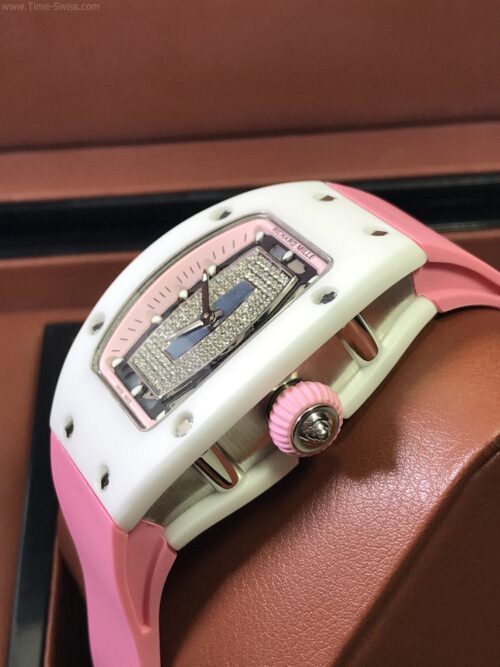 Richard Mille RM07-01 Ceramic Pink Dial 28mm Ladies Swiss