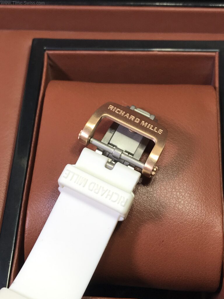 Richard Mille RM07-01 Ceramic Red Dial 28mm Ladies Swiss เรือนเซลามิกขาว จุดกลางแดง 04