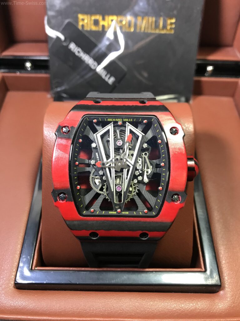 Richard Mille RM27-03 Red Carbon V Dial 43mm Swiss เรือนแดง หน้าV 01