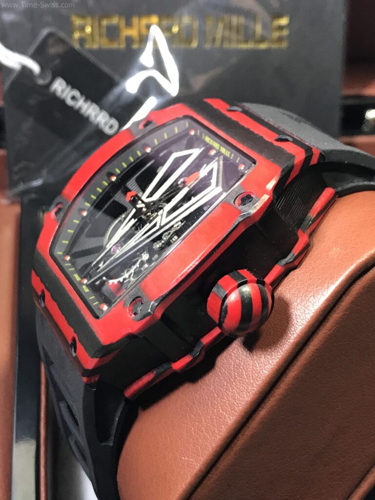 Richard Mille RM27-03 Red Carbon V Dial 43mm Swiss เรือนแดง หน้าV 02