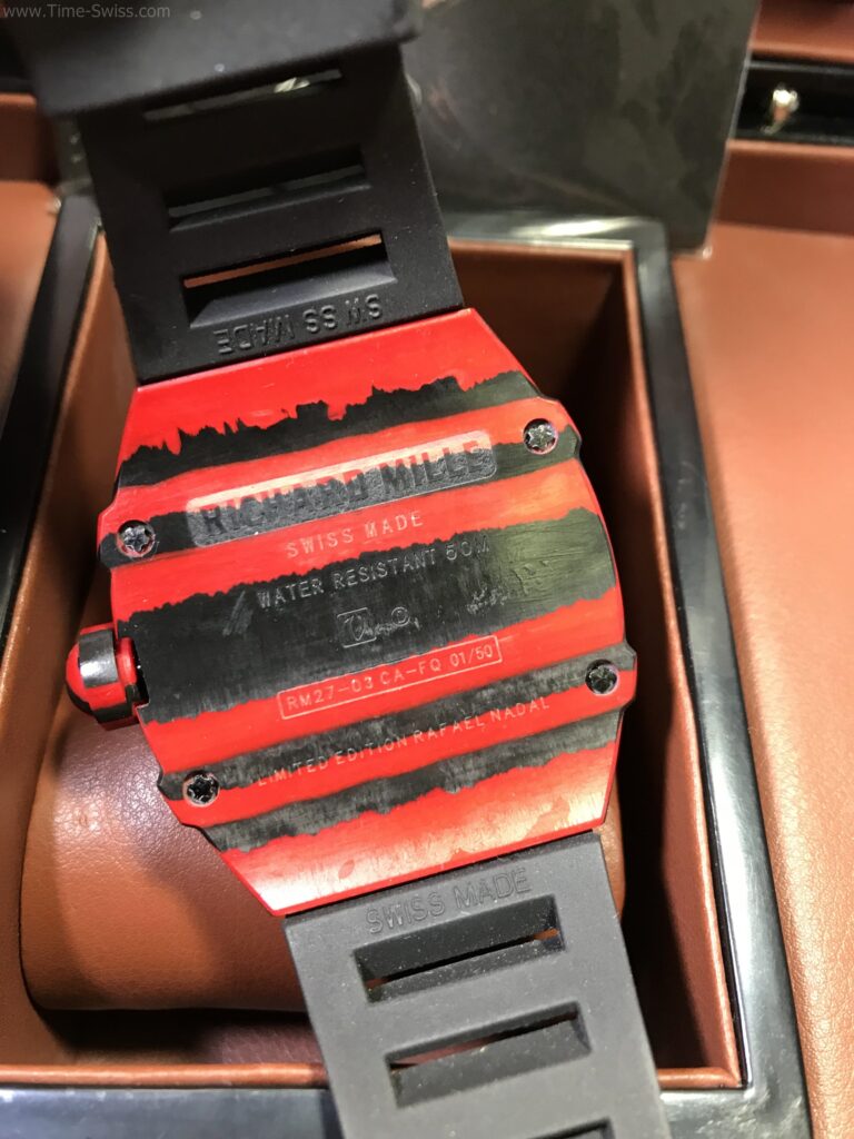 Richard Mille RM27-03 Red Carbon V Dial 43mm Swiss เรือนแดง หน้าV 05