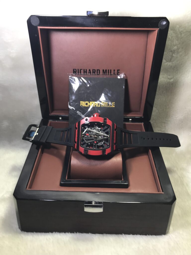 Richard Mille RM27-03 Red Carbon V Dial 43mm Swiss เรือนแดง หน้าV 07