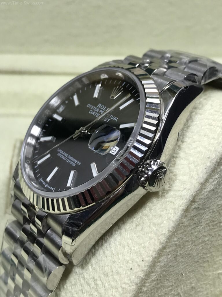 Rolex Datejust Black Jubilee 36mm Clean Swiss เรือนเงิน หน้าดำขีด สายจูบีลี่5ข้อ 02