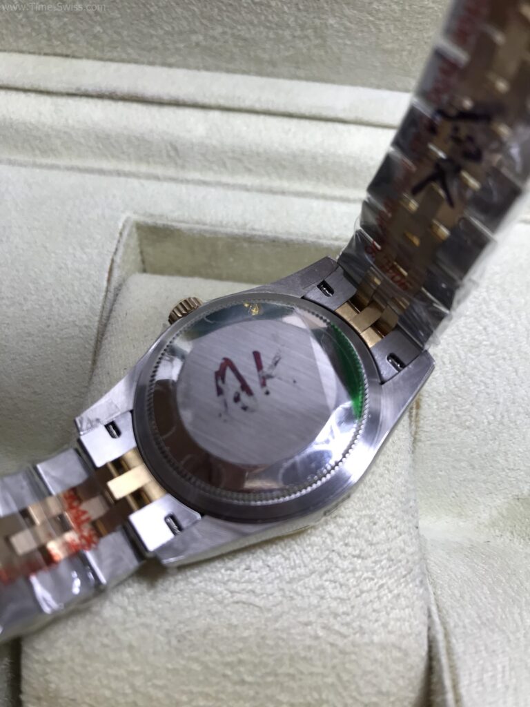 Rolex Datejust Two Tone Black Dial 31mm EW Swiss เรือน2k หน้าดำเพชร สายจูบีลี่ ผู้หญิง 06