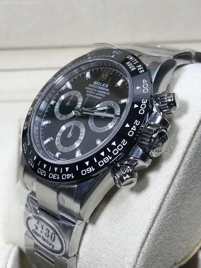 Rolex Daytona Ceramic Black 40mm Clean Swiss เรือนเงิน ขอบเซลามิก หน้าดำ 02