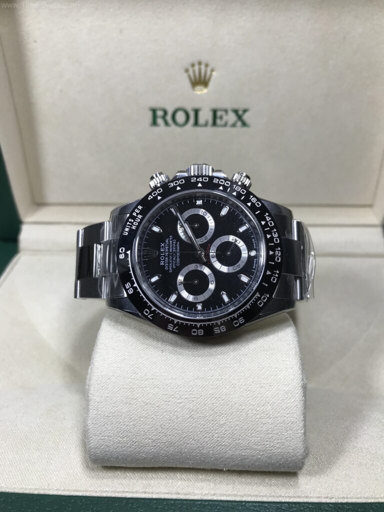 Rolex Daytona Ceramic Black 40mm Clean Swiss เรือนเงิน ขอบเซลามิก หน้าดำ 07