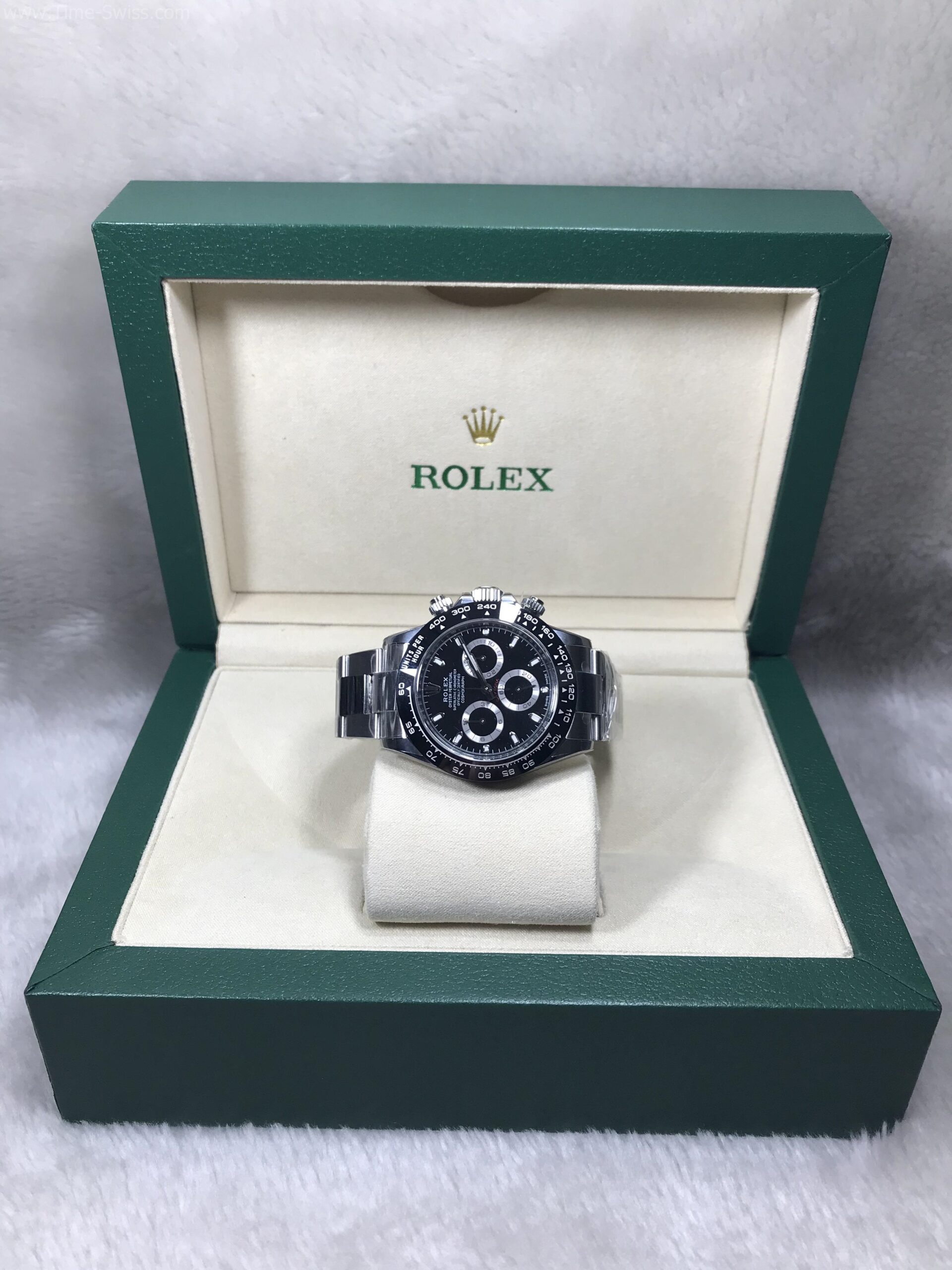 Rolex Daytona Ceramic 116500 Black Dial 40mm Clean Swiss |  https://time-swiss.com