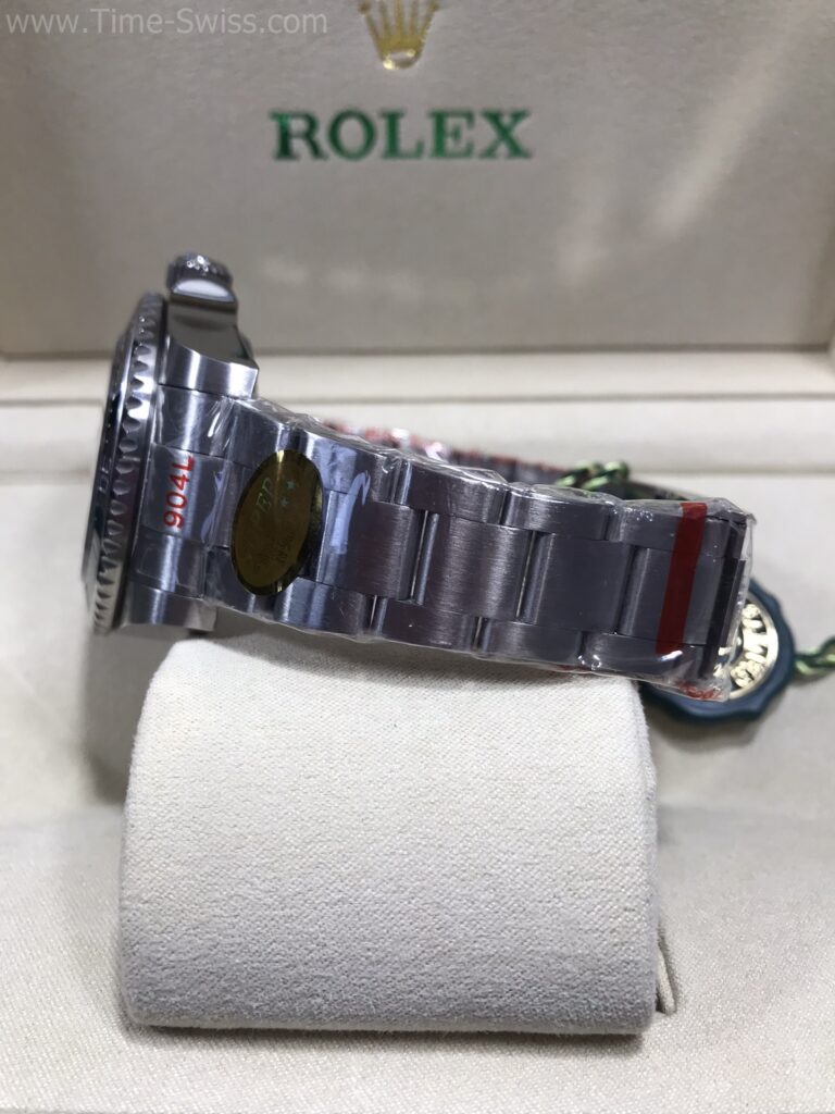 Rolex Deepsea Ceramic 43mm SW Swiss เรือนเงิน หน้าดำ อักษรเขียว 03