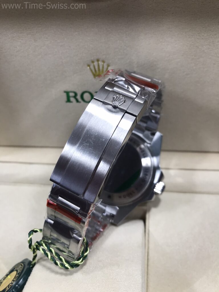 Rolex Deepsea Ceramic 43mm SW Swiss เรือนเงิน หน้าดำ อักษรเขียว 04
