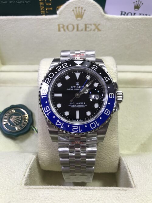 Rolex GMT Master II Batman Jubilee 40mm 3285 Noob Swiss