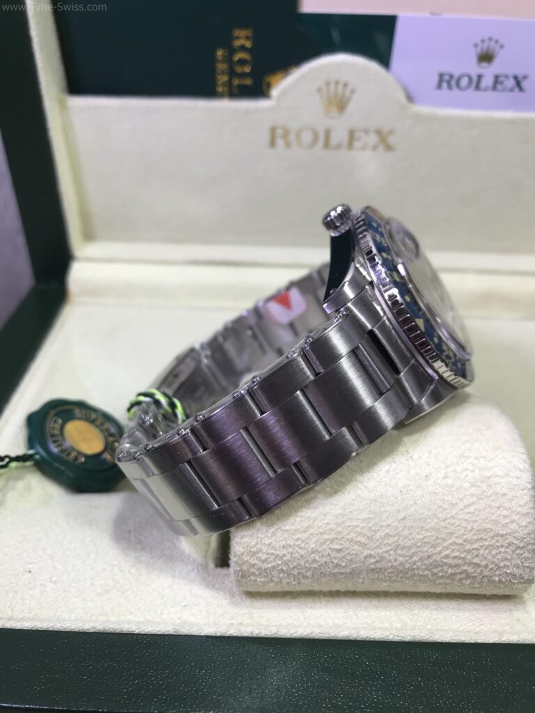 Rolex GMT Red-Blue Pepsi Ceramic 40mm Swiss เรือนเงิน ขอบเซลามิกแดงน้ำเงิน เป๊ปซี่ วินเทจ 03