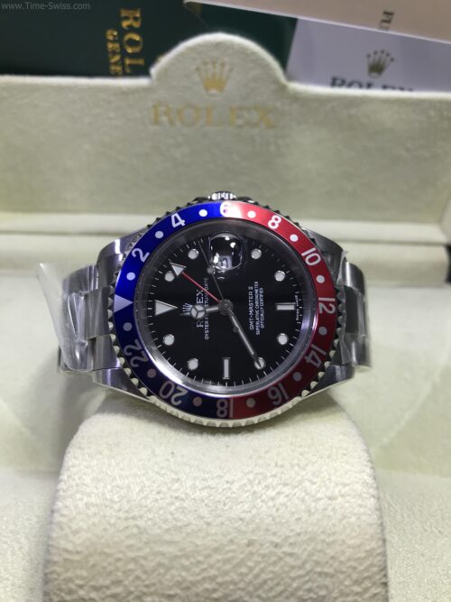 Rolex GMT Master II Red-Blue Pepsi Vintage 40mm 2836 Swiss