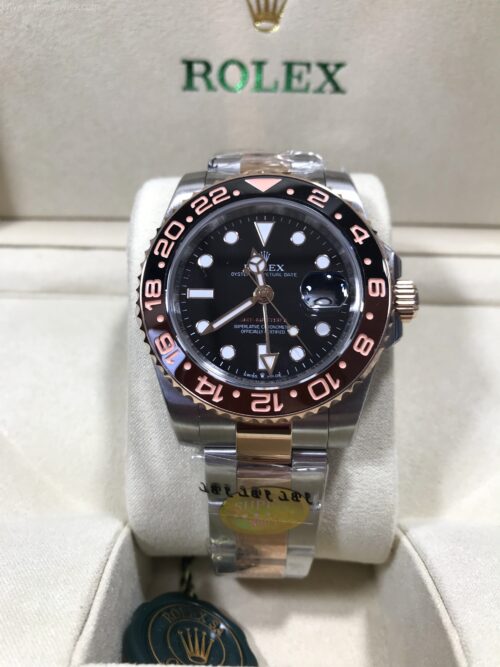 Rolex GMT Master II Root Beer Two Tone 40mm SW Swiss