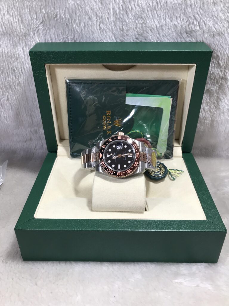 Rolex GMT Master II Root Beer 40mm SW Swiss เรือนทอง2kพิ้ง Rose Gold 08