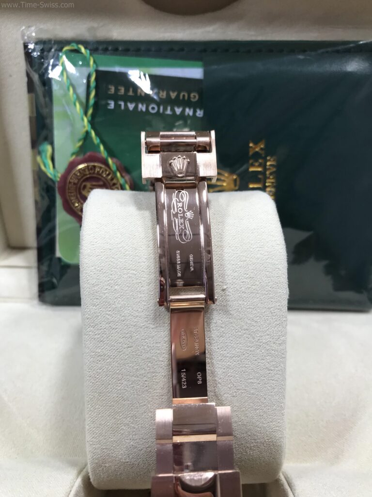 Rolex GMT Root Beer Everose Gold 40mm SW Swiss เรือนทองพิ้ง หน้าดำ 05