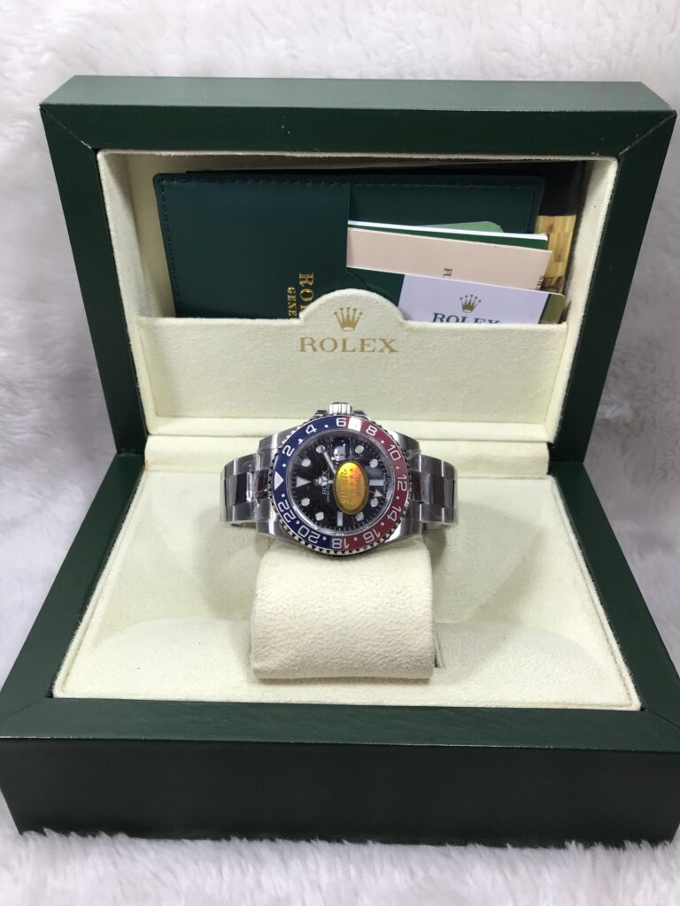 Rolex GMT Red-Blue Pepsi Ceramic 40mm TW Swiss เรือนเงิน ขอบเซลามิกแดงน้ำเงิน เป๊ปซี่ สายเต้าหู้ 10