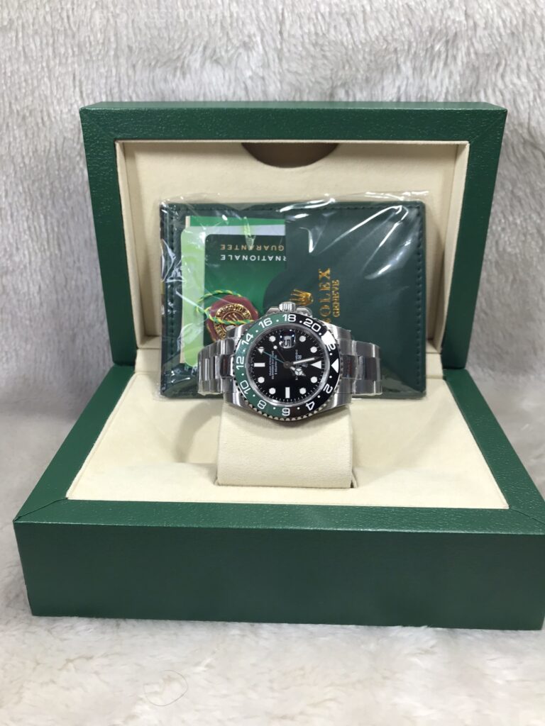 Rolex GMT Black-Green Sprite 41mm TW Swiss เรือนเงิน ขอบเซลามิกดำเขียว สไปร์ท 09