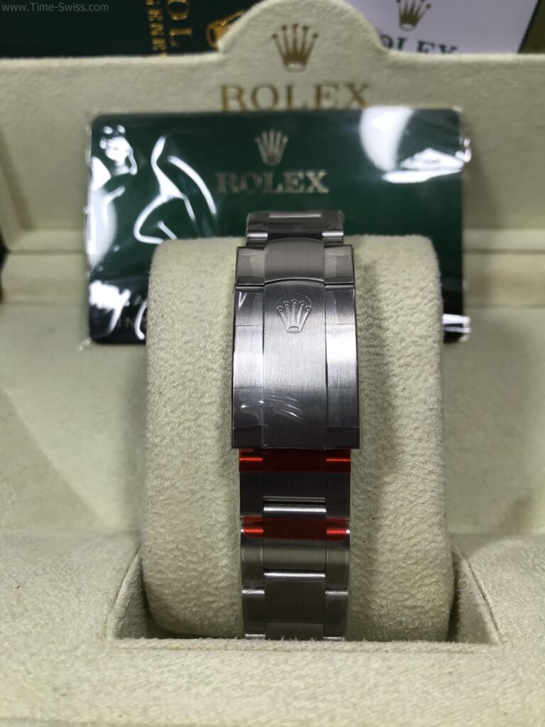 Rolex Oyster Perpetual Silver 41mm EW Swiss เรือนเงิน หน้าเงิน 04