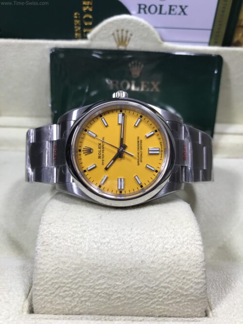 Rolex Oyster Perpetual Yellow Dial 36mm EW Swiss