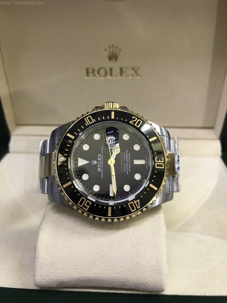 Rolex Submariner Gold Black 41mm 3235 AR Swiss เรือน2k ขอบเซลามิก หน้าดำ 08