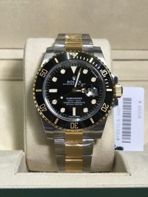 Rolex Submariner Gold Two Tone Black Dial 40mm 3135 VSF Swiss