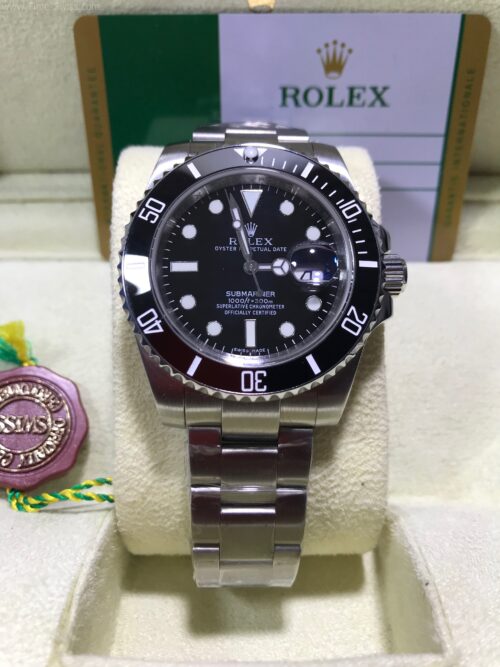 Rolex Submariner Ceramic Black Dial 40mm 2836 Swiss