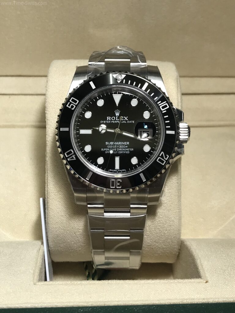 Rolex Submariner Ceramic Black 41mm 3135 VSF Swiss เรือนเงิน หน้าดำ ขอบเซลามิก 01