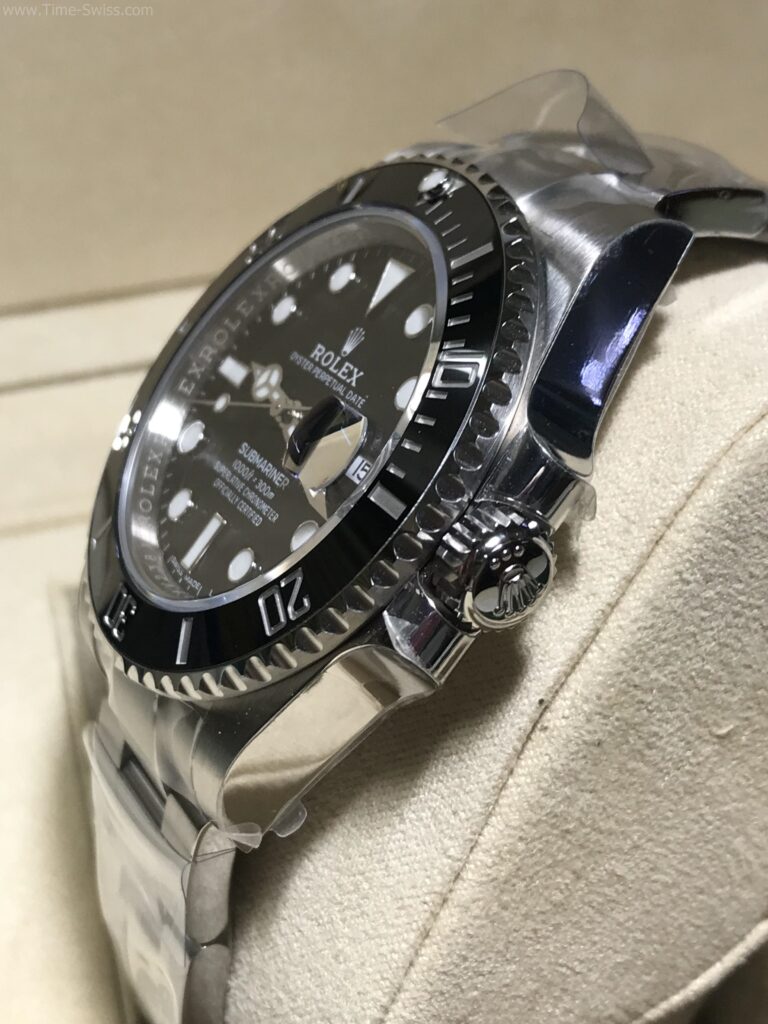 Rolex Submariner Ceramic Black 41mm 3135 VSF Swiss เรือนเงิน หน้าดำ ขอบเซลามิก 02